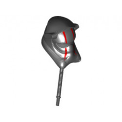 Large Figure Head Modified SW Elite TIE Fighter Pilot Pattern: {черен}