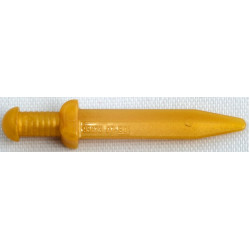 Minifigure, Weapon Sword, Roman Gladius with Thin Crossguard: {топло златист}