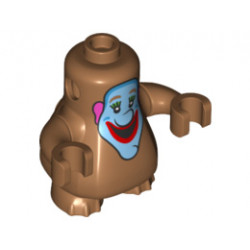 Body, Nexo Knights Scurrier with Medium Nougat Arms with Clown Face Pattern (The Beatles Jeremy Hillary Boob) : {умерен нуга}