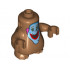 Body, Nexo Knights Scurrier with Medium Nougat Arms with Clown Face Pattern (The Beatles Jeremy Hillary Boob) : {умерен нуга}