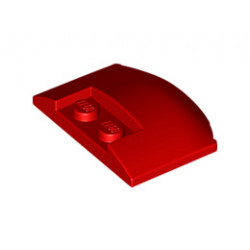 Плочка с дъга 3X4X2/3 със стъдове: {ярко червен}