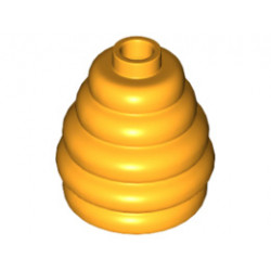 Мини шапка No. 54: {огнено жълто-оранжев}