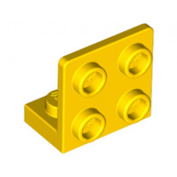 Ъглова плочка 1X2 / 2X2 долна: {ярко жълт}