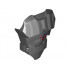 Large Figure Torso with SW Darth Vader Pattern: {черен}