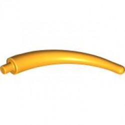 Dinosaur Tail End Section / Horn: {огнено жълто-оранжев}