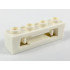 Projectile Launcher, 1 x 4 with Inside Clips (Disk Shooter): {бял}