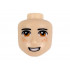 Mini Doll, Head Friends Male with Dark Orange Eyes, Orange Freckles, Smiling with Teeth Pattern: {светло нуга}