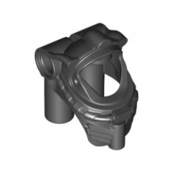 Minifigure, Headgear Helmet Underwater / Space: {черен}