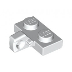 Плочка 1X2 с вертикално коляно (b) без долен жлеб: {бял}