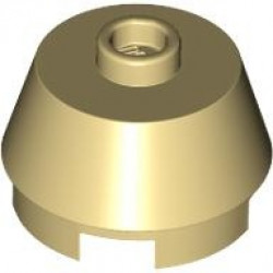 Cone 2 x 2 Truncated: {тухлено жълт}