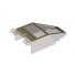 Windscreen 7 x 4 x 1 2/3 with Light Bluish Gray and Tan SW Sandspeeder Pattern: {прозрачно кафяв}