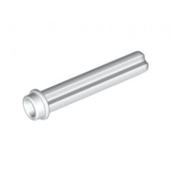 Technic, Axle 3 with Stud: {бял}