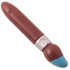 Minifigure, Utensil Paint Brush with Silver Ferrule and Medium Azure Tip Pattern: {червеникаво-кафяв}