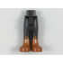 Mini Doll Friends Hips and Trousers with Back Pockets with Dark Orange Boots with Copper Leaves Pattern: {титаниево метален}