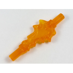 Power Burst Bolt Small with Bar Ends : {прозрачно ярко оранжев}