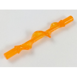 Power Burst Bolt Spiral with Bar Ends : {прозрачно ярко оранжев}
