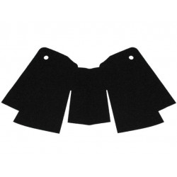 Cloth Cape with 2 Holes and 2 Slits, Stepped, Large Buildable Figures: {черен}