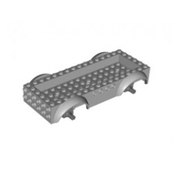 Vehicle, Base 8 x 16 x 2 1/2 with Mudguards and 14 x 4 Recessed Center with 3 Holes: {умерено каменно сив}