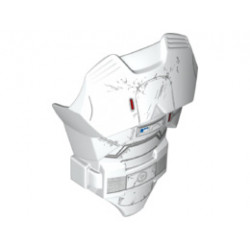 Large Figure Torso with SW Range Trooper Pattern: {бял}