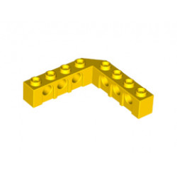 Ъглова тухличка 5X5, Ø4,85 : {ярко жълт}