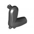 Dinosaur Limb Small Arm with Pin and 2 Elbow Spikes Right: {черен}