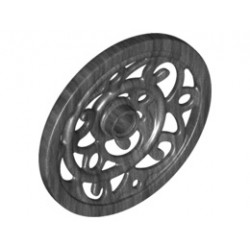 Wheel Wagon Huge (43mm D.) Ornamental: {титаниево метален}