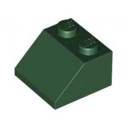 Покривна плочка 2X2/45° : {земно зелен}