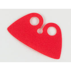 Minifigure, Cape Cloth, High Rounded Collar: {ярко червен}