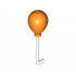 Minifigure, Utensil Thin Bar with Handle with Orange Balloon: {бял}