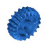 Technic, Gear 20 Tooth Double Bevel with Clutch on Both Sides: {ярко син}