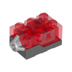 FX лампа 2X3X1 1/3 червена : {тъмно каменно сив}