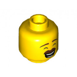 Мини глава No. 2614: {ярко жълт}