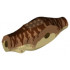 Dinosaur Body Tyrannosaurus rex with Medium Nougat Top with Dark Brown Stripes Pattern: {тухлено жълт}