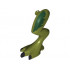 Dinosaur Leg Large (Rear) Dilophosaurus Left with Pin, Black Claws and Dark Green Blotch Pattern: {маслинено зелен}