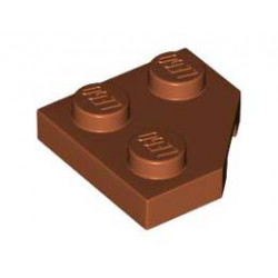 Ъглова плочка 45° 2X2: {тъмно оранжев}