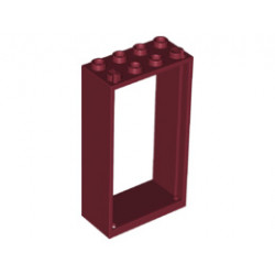 Рамка за врата 2x4x6: {нов тъмно червен}
