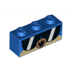 Тухличка 1X3, NO. 40: {ярко син}
