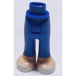 Mini Doll Friends Hips and Trousers with Back Pockets with Light Nougat Feet with White Shoes Pattern : {ярко син}