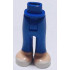 Mini Doll Friends Hips and Trousers with Back Pockets with Light Nougat Feet with White Shoes Pattern : {ярко син}