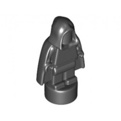 Minifigure, Utensil Statuette / Trophy with Cape and Hood: {черен}