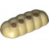 Bread Loaf Knotted with White Speckles and Nougat and Medium Nougat Spirals Pattern: {тухлено жълт}