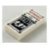 Tile 1 x 2 with Groove with Red and Black WITCHES LIVE AMONG US! Flyer Pattern: {бял}