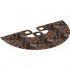 Minifigure Invisibility Cloak, Shiny Iridescent Side, Reddish Brown with Arcane Pattern Side: {неопределен}