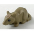 Rat / Mouse with Black Eyes and Light Nougat Blaze Pattern (HP Scabbers): {пясъчно жълт}
