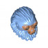 Minifigure, Head Modified SW Ardennian with Nougat Face Pattern (Rio Durant): {умерено син}