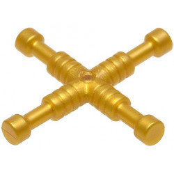 Minifigure, Utensil Tool 4-Way Lug Wrench : {топло златист}