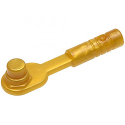 Minifigure, Utensil Tool Ratchet / Socket Wrench : {топло златист}