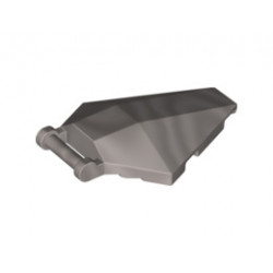 Windscreen 6 x 4 x 1 Hexagonal with Bar Handle: {металическо сребрист}