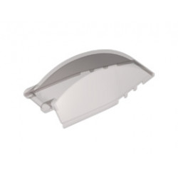 Windscreen 8 x 4 x 2 Curved with Bar Handle : {прозрачно кафяв}