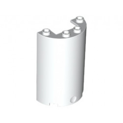 Стенен елемент, кръгъл 5X4X2 : {бял}